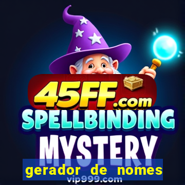 gerador de nomes de guerra